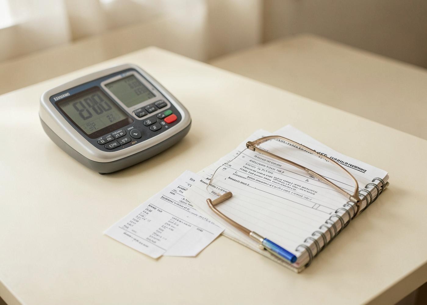 A woman in her forties during a calm clinical assessment