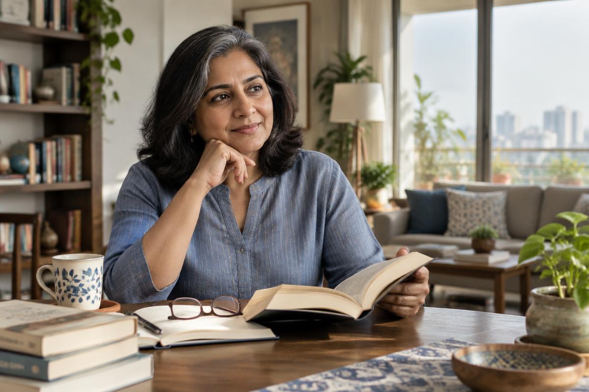 Editorial photograph illustrating menopause care: Brain fog and hot flushes at work: a menopause conversation in Hyderabad